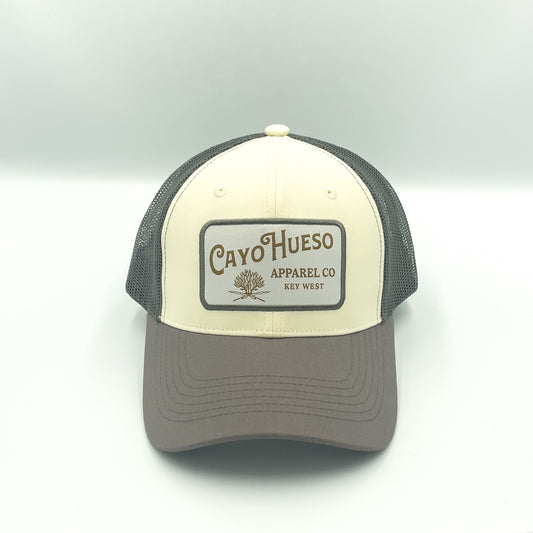 Classic Logo Trucker Hat-Gray