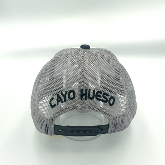 Reef & Rods B & W Trucker Hat
